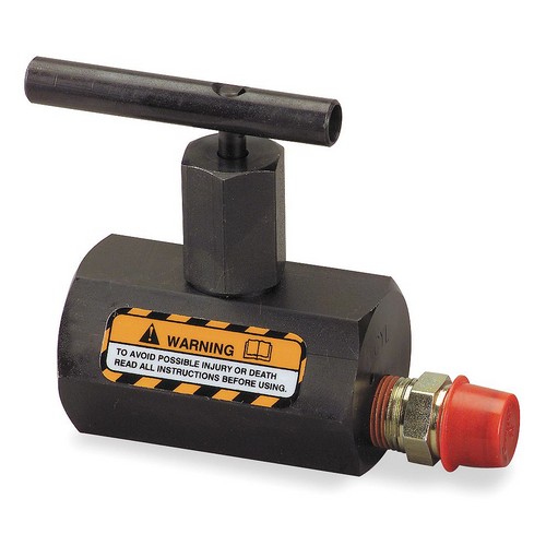 CHECK VALVE, MANUALLY OPERATED WITH BUILT-IN RELIEF VALVE, ENERPAC