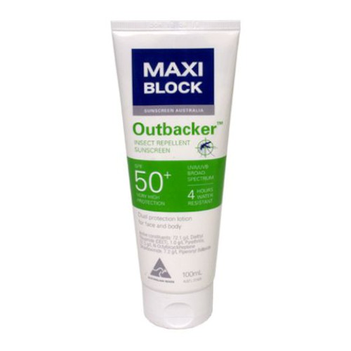SUNSCREEN, SPF50+ 100G TUBE, W- INSECT REPELLANT