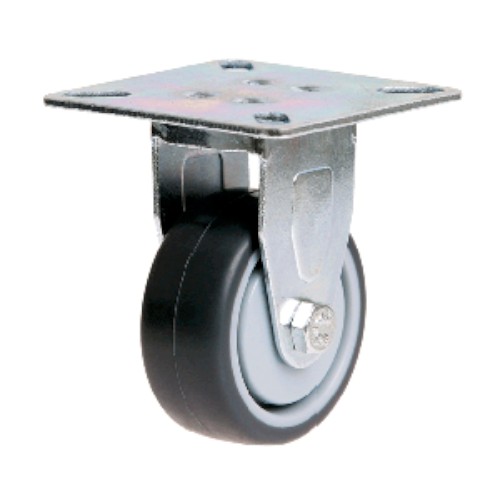 50MM RUBBER WHEEL 30KG CAPACITY CASTOR (R2711)