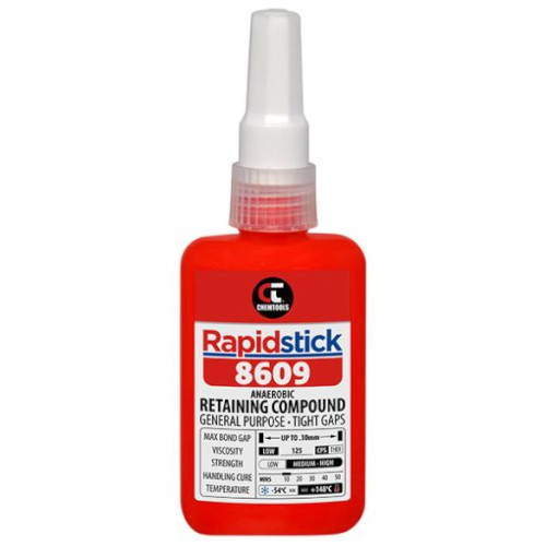 RETAINING COMPOUND, 8609, FAST CURING, 50ML, CHEMTOOLS