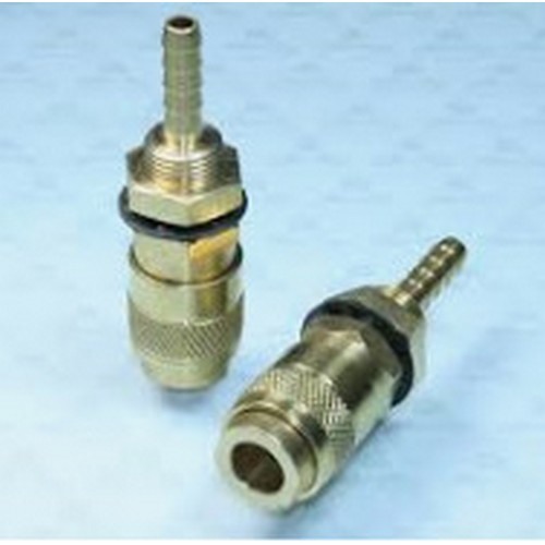 QUICK CONNECT FITTING FEMALE W- 6MM H/TAIL, TO SUIT UNIMIG/KEMPPI