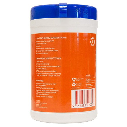 ISOWIPES ALCOHOL WIPES, PRO SAFETY