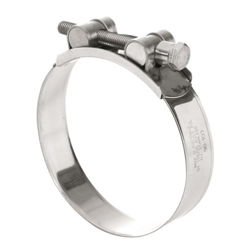 HOSE CLAMP, T-BOLT S/S, 131-139MM