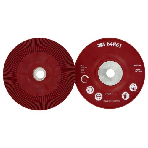 BACKING PAD, RIBBED 125MM, 3M CUBITRON