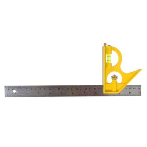 COMBINATION SET SQUARE, 300MM/12", STAINLESS STEEL