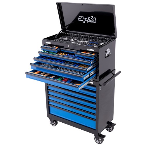 TOOL KIT SUMO SERIES 377 PCE METRIC/SAE BLACK/BLUE 14 DRAWER