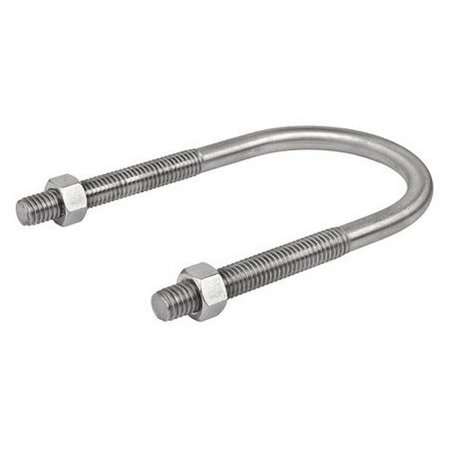 U-BOLT, STAINLESS 316, M10 X 40NB