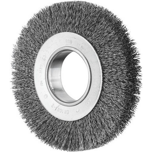 BRUSH, WIRE, BENCH GRINDER, 150X25/25.4, CRIMPED, PFERD