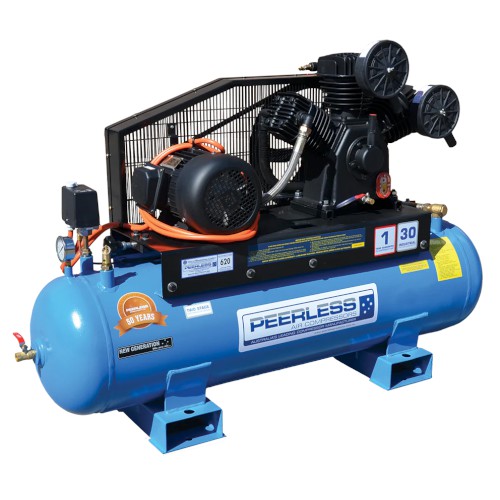 PHP30 THREE PHASE AIR COMPRESSOR: BELT DRIVE, 5.5HP, 620LPM - HIGH PRESSURE