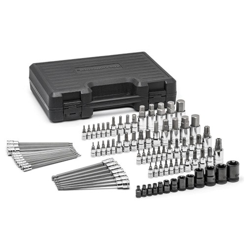 100077076_25679.JPG 84 PCE 1/4”, 3/8” AND 1/2” DR HEX/BALL END HEX TORX® METRIC AND SAE BIT SET