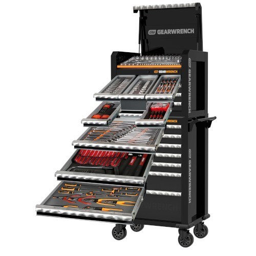 332 PCE COMBINATION TOOL KIT + 28" CHEST + 28" TROLLEY
