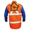 WELDING JACKET, HI VIS, W/HARNESS ACCESS, SIZE L
