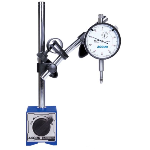 10MM DIAL INDICATOR AND MAGNETIC STAND WITH FINE ADJUSTMENT