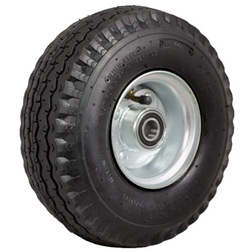 260MM STEEL CENTRED PNEUMATIC WHEEL | 20MM AXLE DIAMETER (PN1066-M20BB)