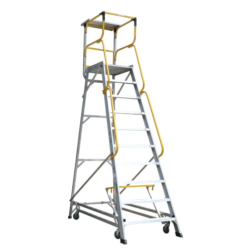 ACCESS PLATFORM, 10 STEP LADDERWELD® 200KG (2.76M)