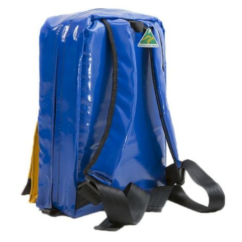 BACKPACK TOOL BAG, VINYL, BEEHIVE