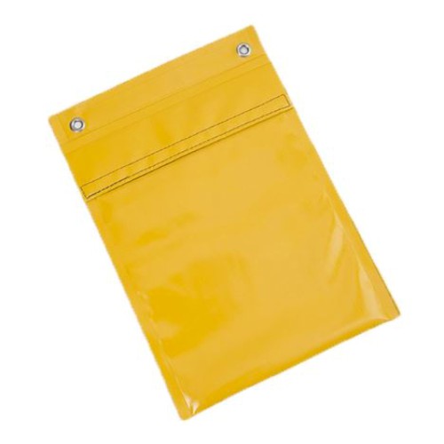 100084636_33661.JPG DOCUMENT BAG, A4, YELLOW VINYL, BEEHIVE