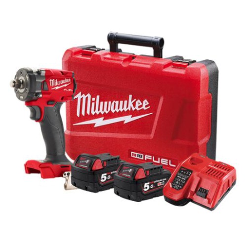 100086109_49679.JPG M18 FUEL™ 1/2" COMPACT IMPACT WRENCH WITH FRICTION RING KIT (2X 5.0AH)
