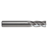 END MILL, E125, 4MM REG, 4 FLUTE, R30 JIS HSS-CO.8