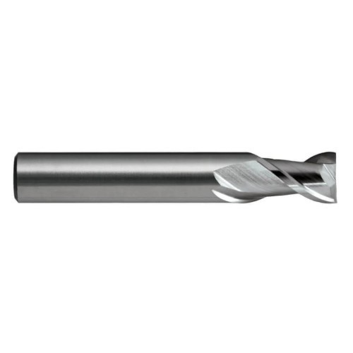 END MILL/SLOT DRILL, E100, 12MM REG, 2 FLUTE, R30 JIS HSS-CO.8