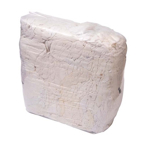 RAG, COTTON LINT FREE, WHITE, BAG 10KG