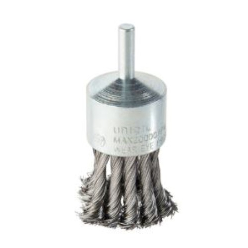 BRUSH, 20MM X6MM SPINDLE, HIGH CARBON STEEL, TO SUIT DIE GRINDER OR DRILL