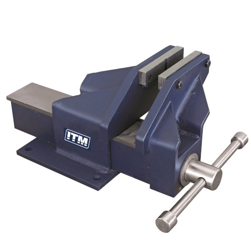 100089248_35967.JPG ITM FABRICATED STEEL BENCH VICE, OFFSET JAW, 150MM