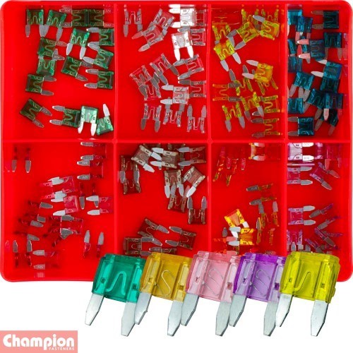 CHAMPION KIT, AUTO MINI BLADE FUSE ASSORTMENT 3-30 AMP