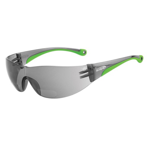 100094457_84016.JPG SAFETY SPECS, SMOKE, MAXVUE, SCOPE +2.0 MAGNIFICATION