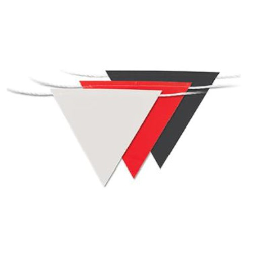 100094756_38604.PNG BUNTING, BLACK, RED AND WHITE FLAG, 30MTR