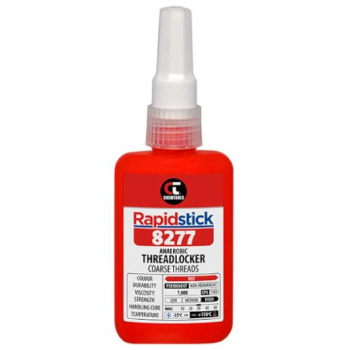 THREADLOCKER 8277, HIGH STRENGTH, PERMANENT, 50ML, CHEMTOOLS