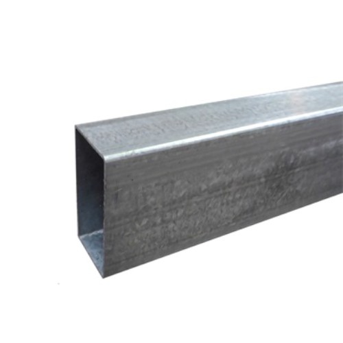 PATIO TUBE, 76 X 38 X 1.6MM, GALVANISED, 8M LENGTH