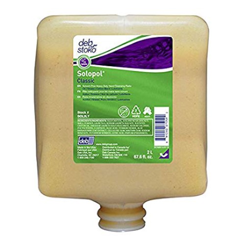 HAND CLEANER, SOLOPOL, 2 LTR SOFT PACK REFILL