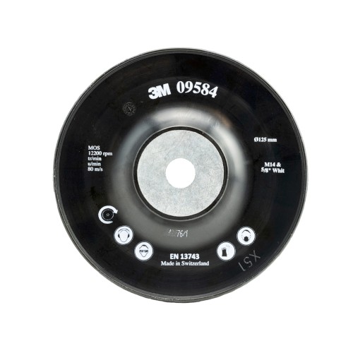 100113751_65317.JPG BACKING PAD, FIBRE DISC, 125MM RIBBED TO SUIT M14, 3M