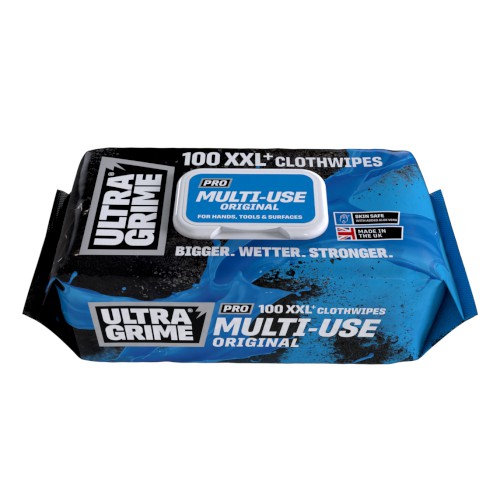 WIPES, ULTRA GRIME, 100PACK