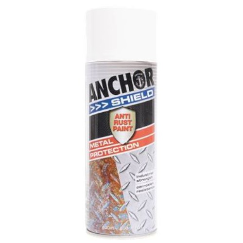 RUST NOT PAINT, EPOXY ENAMEL, GLOSS WHITE, 300GM, ANCHOR SHIELD