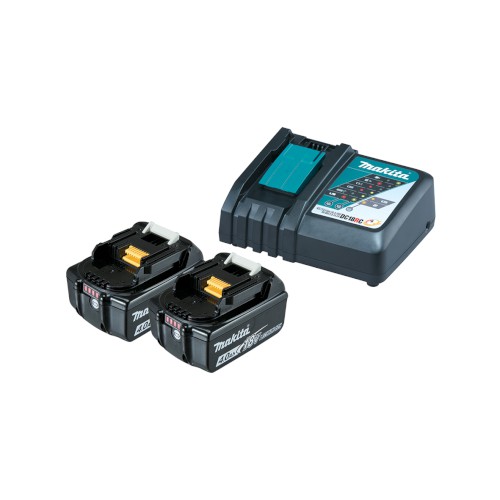 BATTERY CHARGER, LI-ON, DC18RC WITH 2 X BL1840B