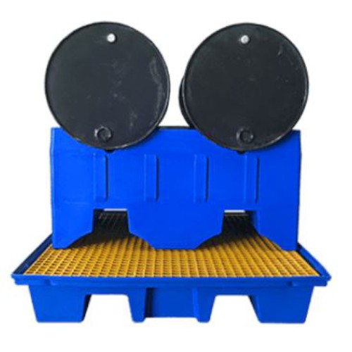 101101996_70551.JPG MAXBUND 205L RACK 7 STACK MODULE. INCLUDE 4 DRUM PALLET AND BASE CDL. MXP3004