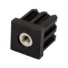 40MM SQUARE M10 THREADED TUBE END MILD STEEL (TIR40SQM10)