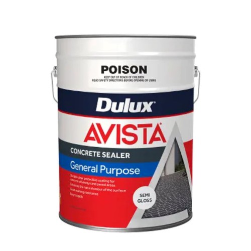 DULUX AVISTA CONCRETE SEALER, GENERAL PURPOSE, SEMI GLOSS 20L