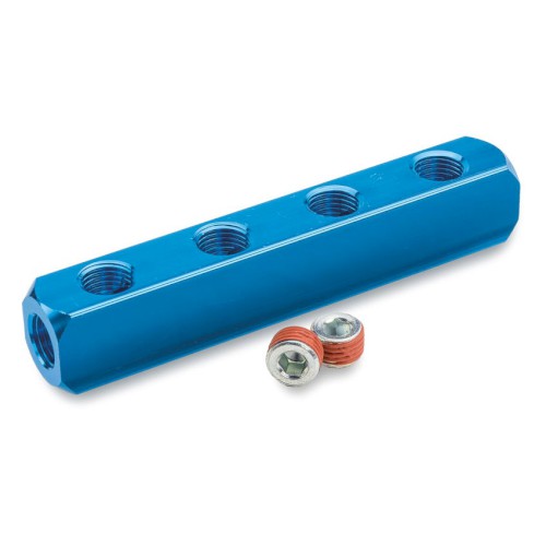 AIR MANIFOLD, BARE, 4 INLET, 1/4" NPT