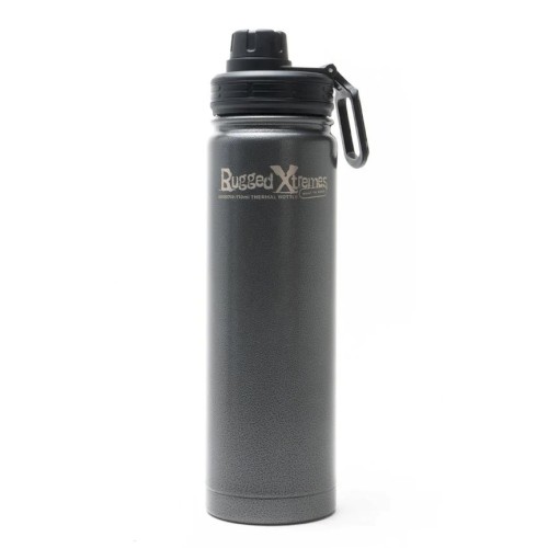 STAINLESS STEEL VACUUM INSULATED THERMAL BOTTLE 710ML GREY