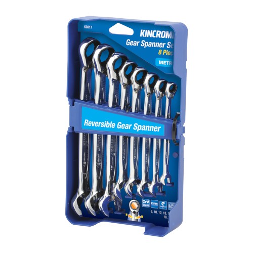 101107913_82168.JPG REVERSIBLE GEAR SPANNER SET 8 PCE - METRIC