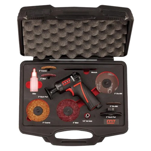 101113544_37895.PNG M7 2"/3" MINI HIGH SPEED SANDER, 11 PCE KIT, PISTOL STYLE, 18000 RPM